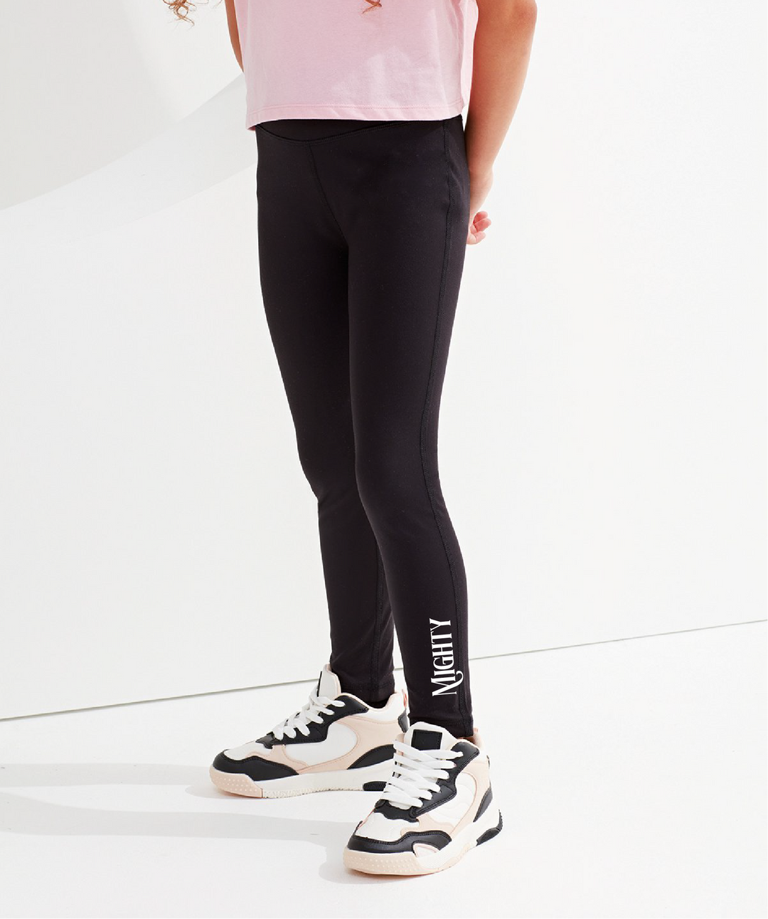 Kids Recycled Performance Printed Mighty Leggings