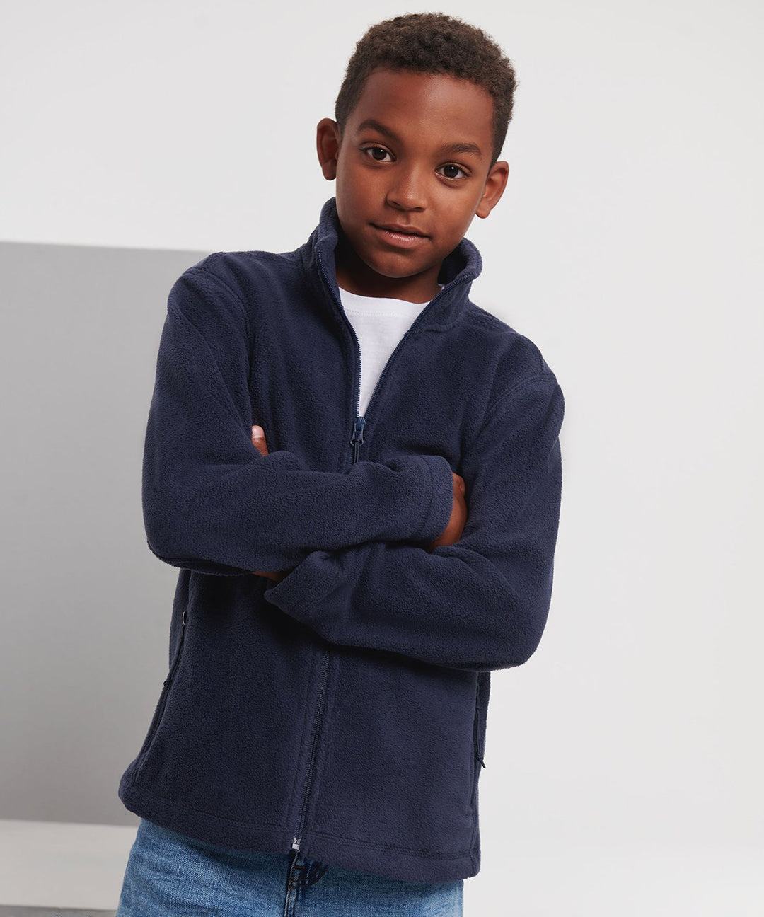 Kids full-zip outdoor fleece 8700B