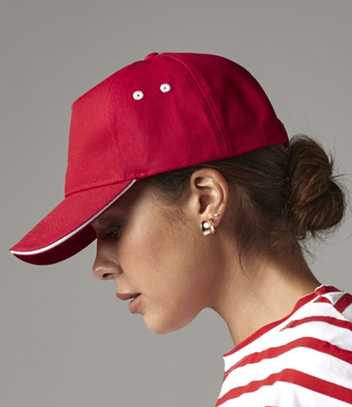 Beechfield Ultimate 5 Panel Cap with Sandwich Peak BC15C