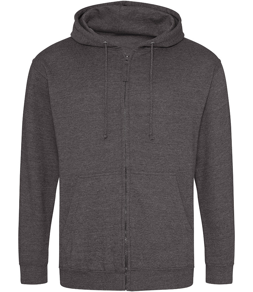 AWDis Zip Up Hooded Sweatshirt JH050