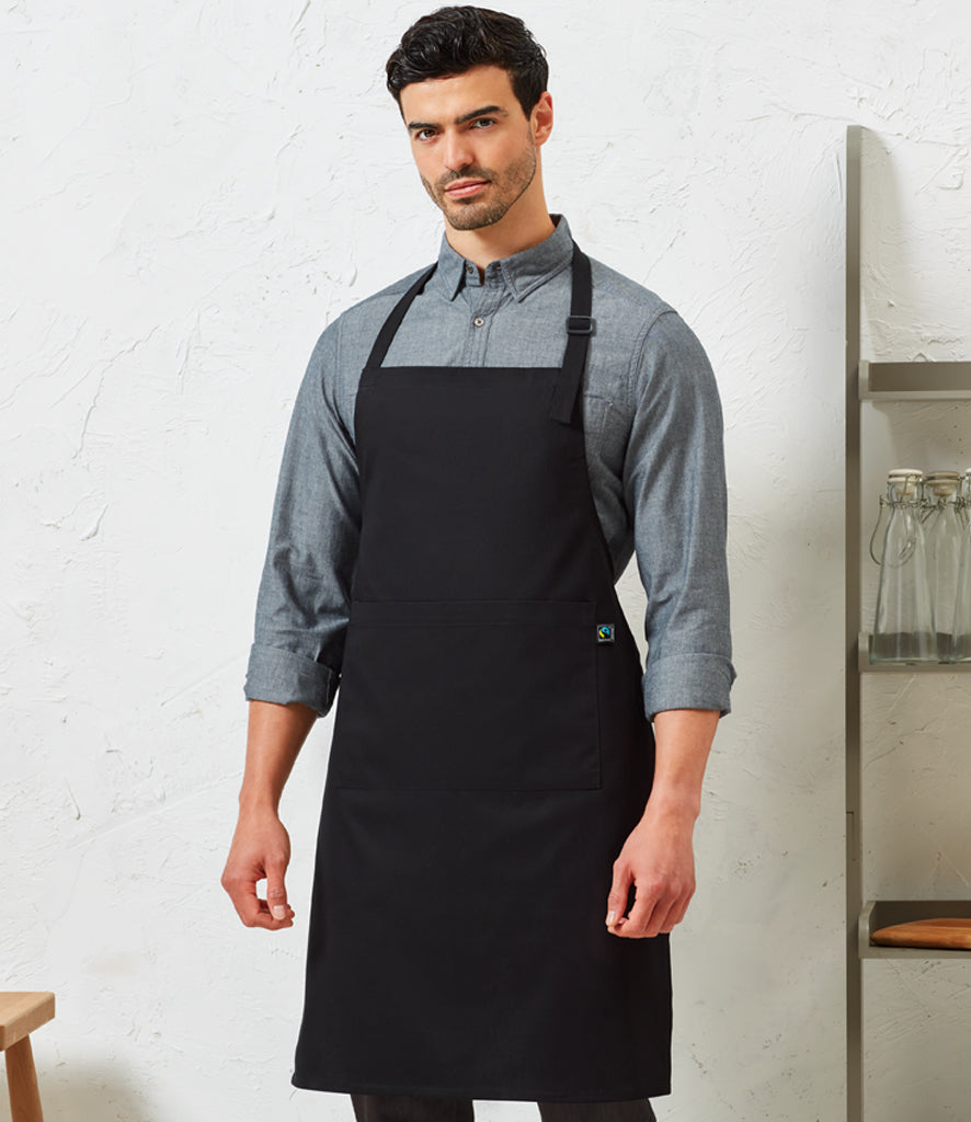 Premier Fairtrade Organic Cotton Bib Apron PR112