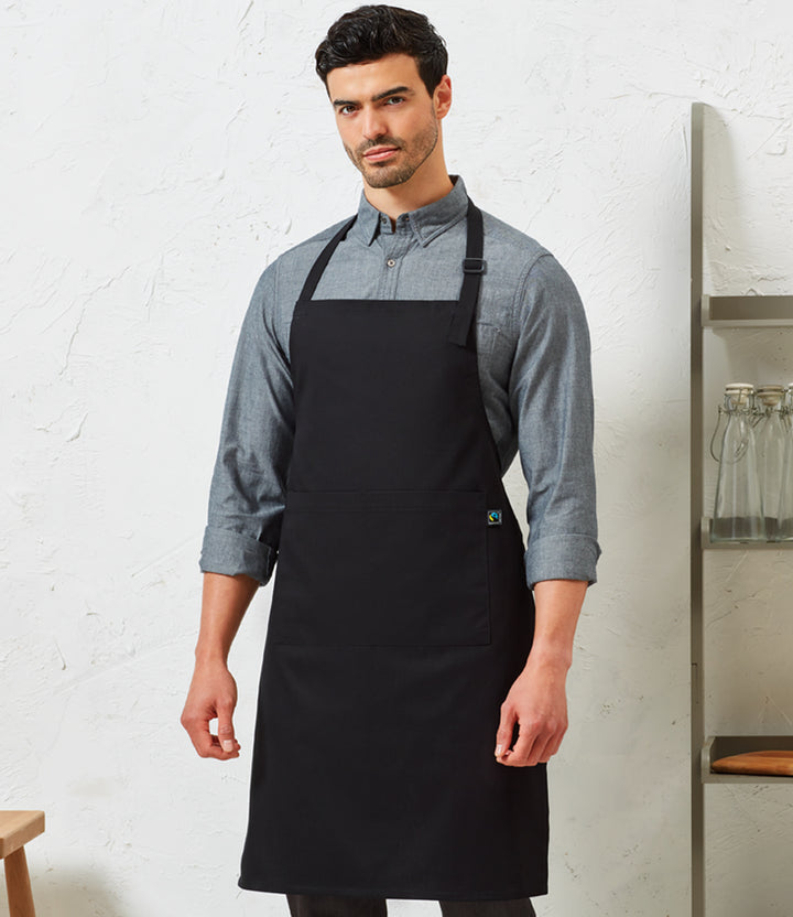 Premier Fairtrade Organic Cotton Bib Apron PR112