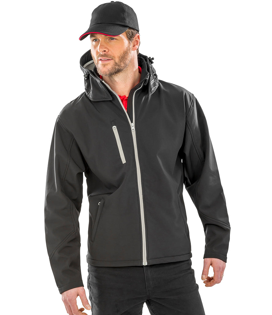 Result Core Hooded Soft Shell Jacket RS230M