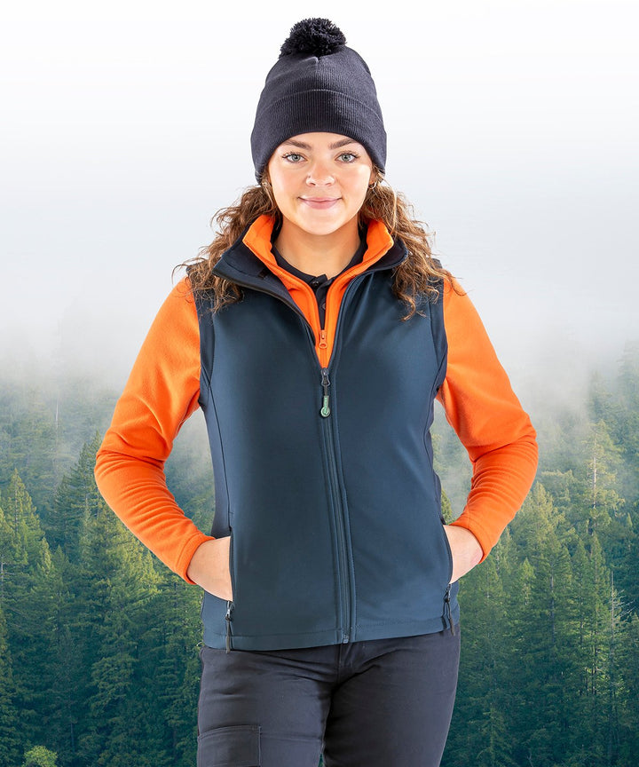 Result Womens printable softshell bodywarmer R232F